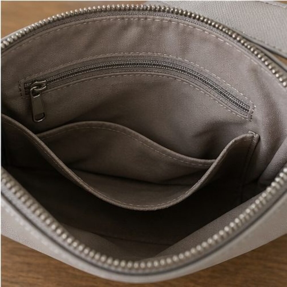 Charcoal Vegan Leather Bag - Picture 6 of 6